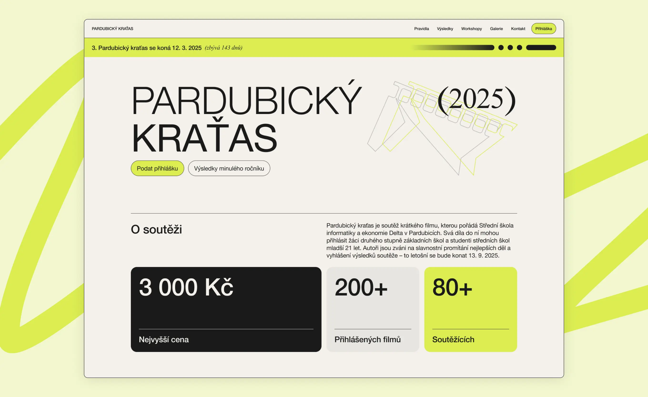 pardubicky-kratas design webové stránky 